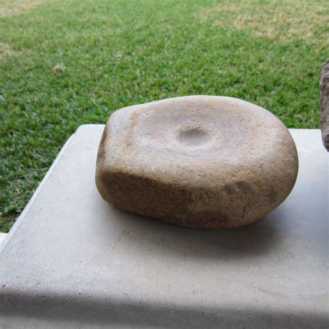 <b>Grinding</b> <b>stone</b> measuring 2" x 2 1/2" with. . Native american grinding stone value
